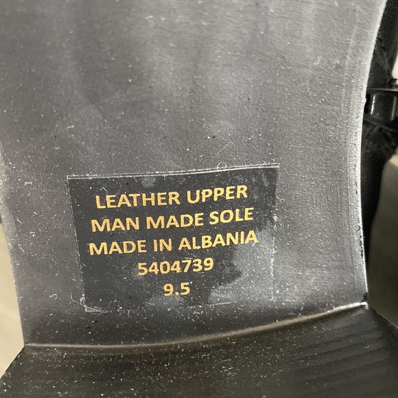 Rizzoli Leather side Zipper Bootie- Black- womens 9.5 - - Picture 9 of 13